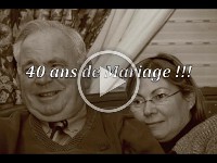 décembre 2012 - 40 ans de mariage