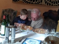 janvier 2020 - anniversaire Patrick - 78 ans - avec l'aide de Côme